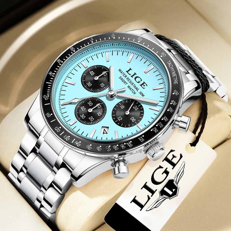Luxury Watch Top 10 - LIGE Topmerk Luxe Nieuwe Mannen Horloge