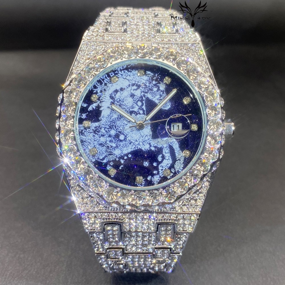 Luxury Watch Iceberg - 2026 Hiphop Heren Quartz Horloges MISSFOX