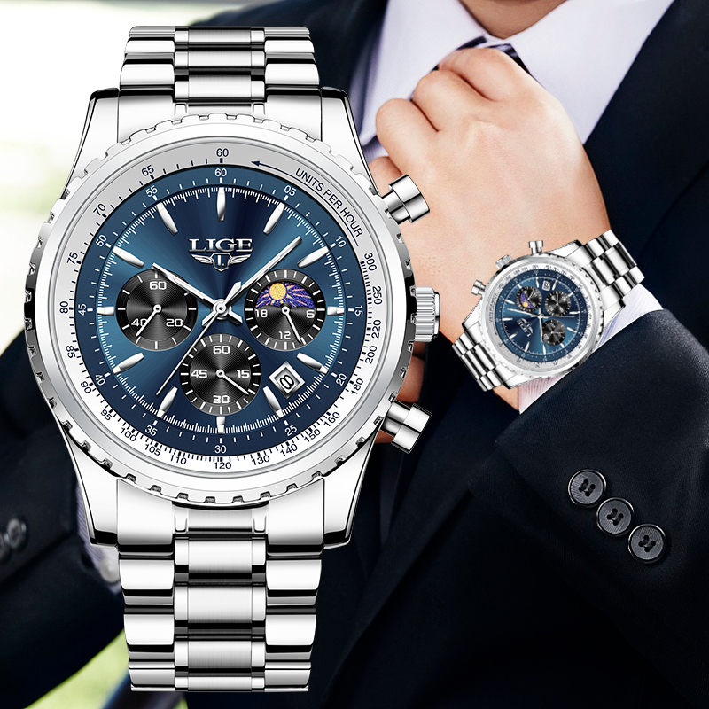 Lige Merk Luxe Quartz Man Horl - Luxury Watch Maker recensie en prijs
