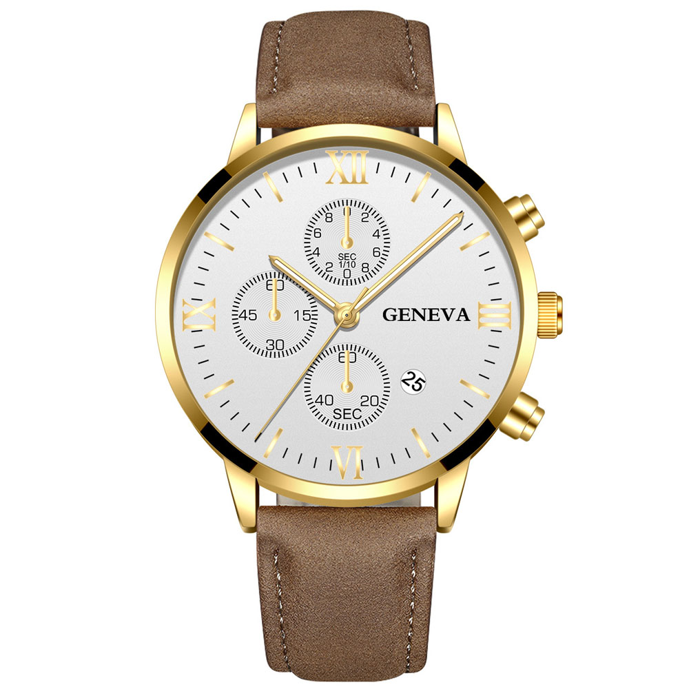 Genève Mode Mannen Datum Leger - Luxury Watch Top 10 recensie en prijs