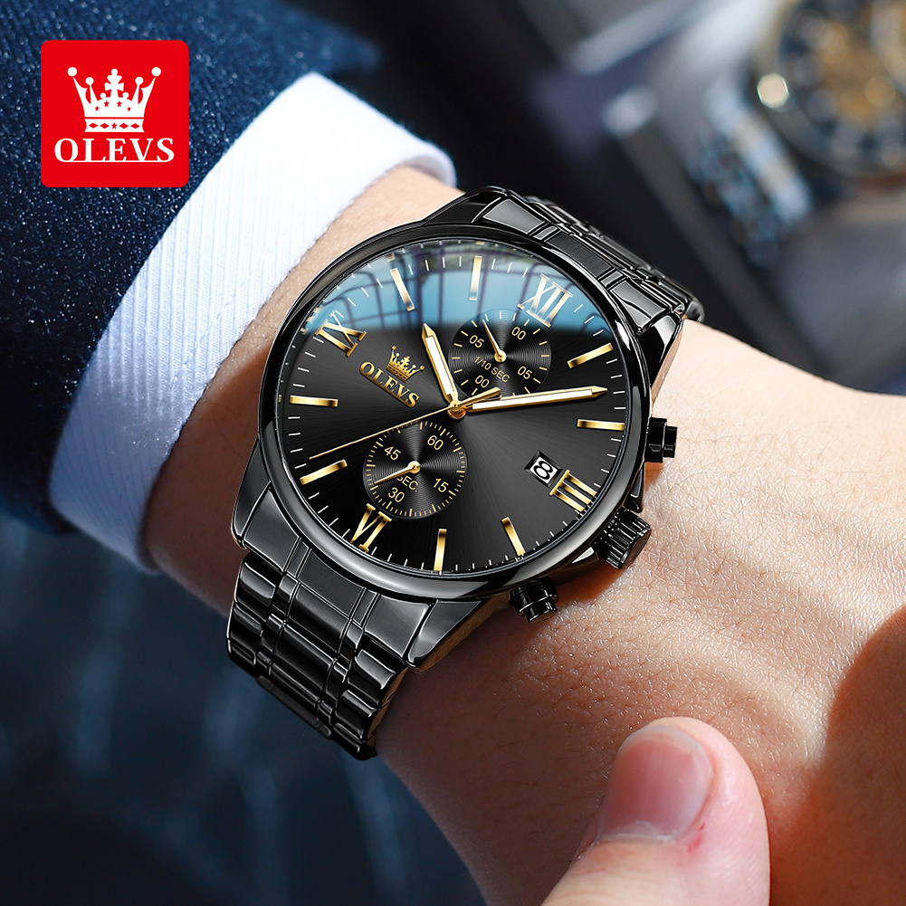 OLEVS 2886 Klassiek Zwart Quar - Luxury Watch Maker recensie en prijs