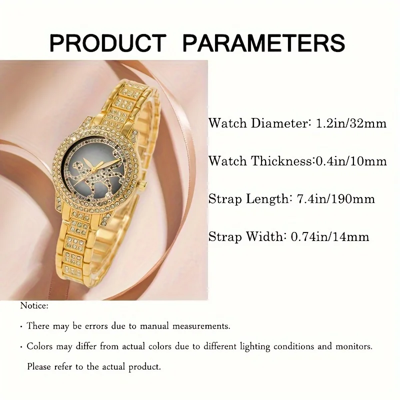 5-delige set dameshorloge luip - Luxury Watch Gift For Her recensie en prijs