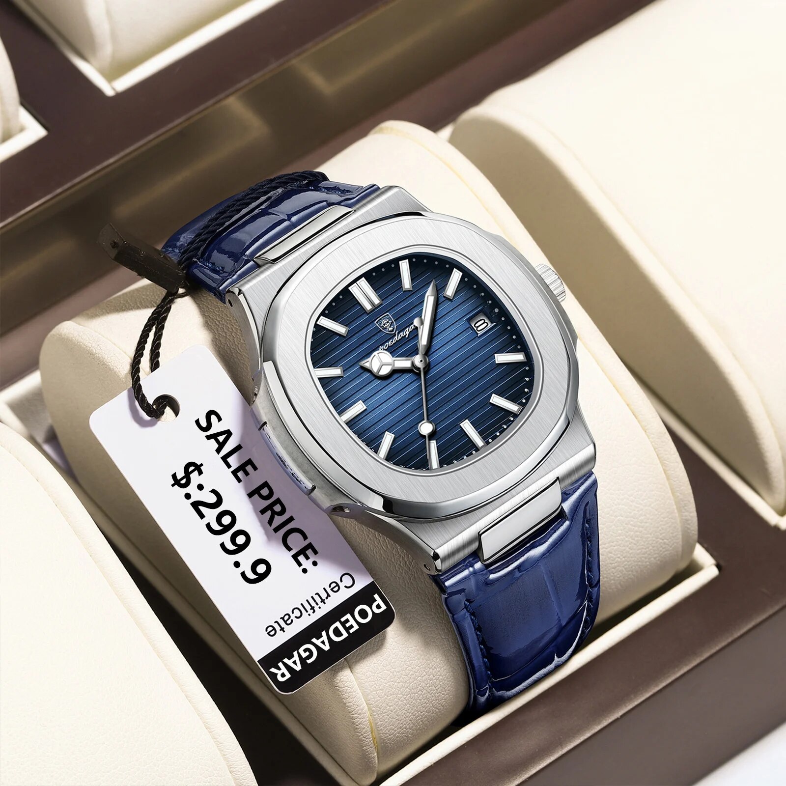 POEDAGAR Top Luxe Vierkante Ma - Luxury Watch Top 10 recensie en prijs
