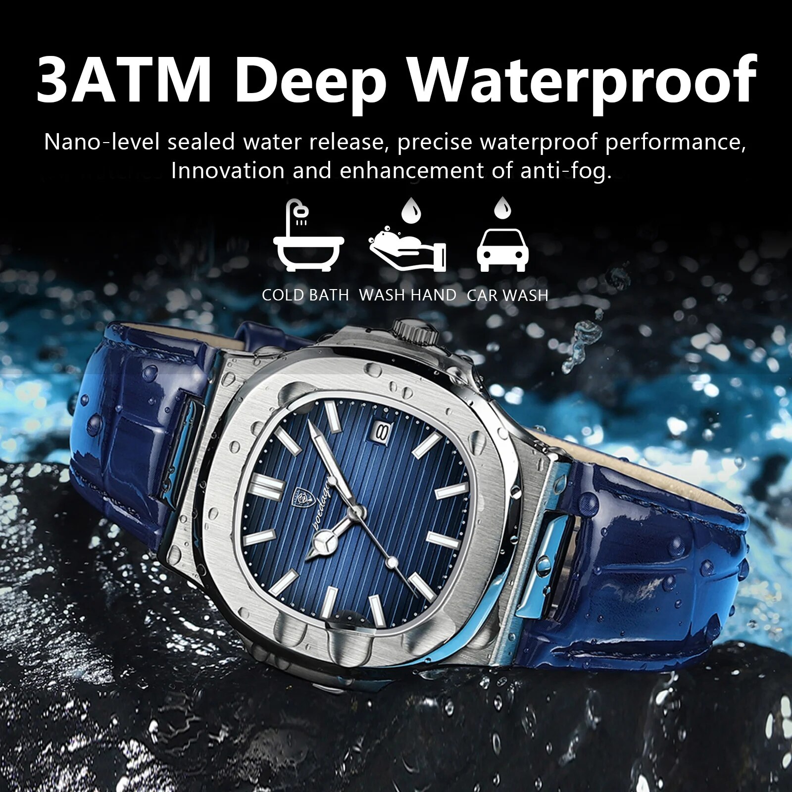 POEDAGAR Top Luxe Vierkante Ma - Luxury Watch Top 10 recensie en prijs