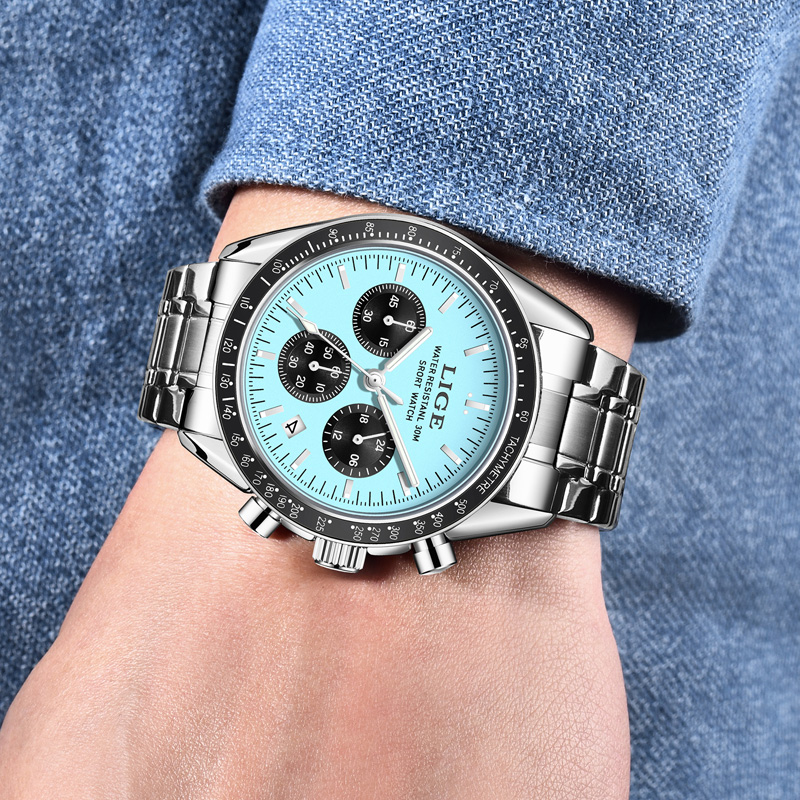LIGE Topmerk Luxe Nieuwe Manne - Luxury Watch Top 10 recensie en prijs