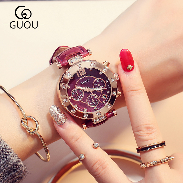 2018 Guou Topmerk Mode Luxe Da - Luxury Watch Top 10 recensie en prijs