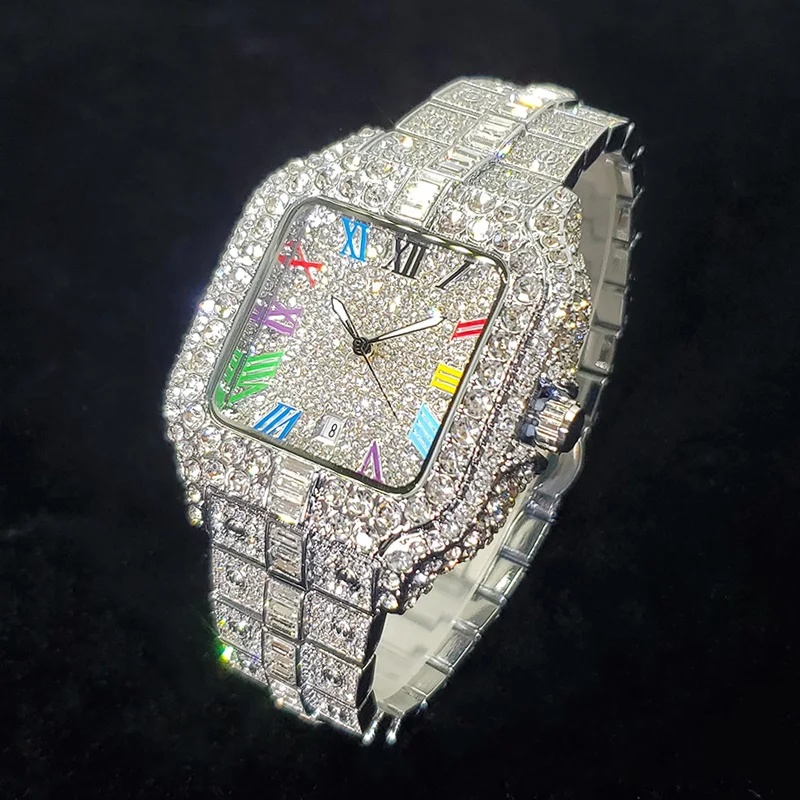 Nieuw luxe, met strassstenen b - Luxury Watch Iceberg recensie en prijs