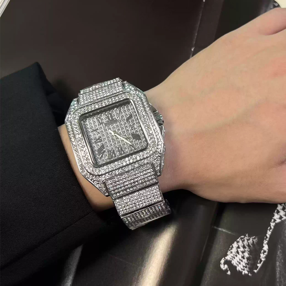 Gouden of zwarte Ice Out Squar - Luxury Watch Iceberg recensie en prijs